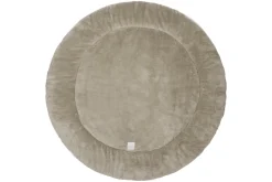 Nanami Boxkleden|Bedtextiel * Boxkleed Rond Bamboo Duo Naturel / Earth