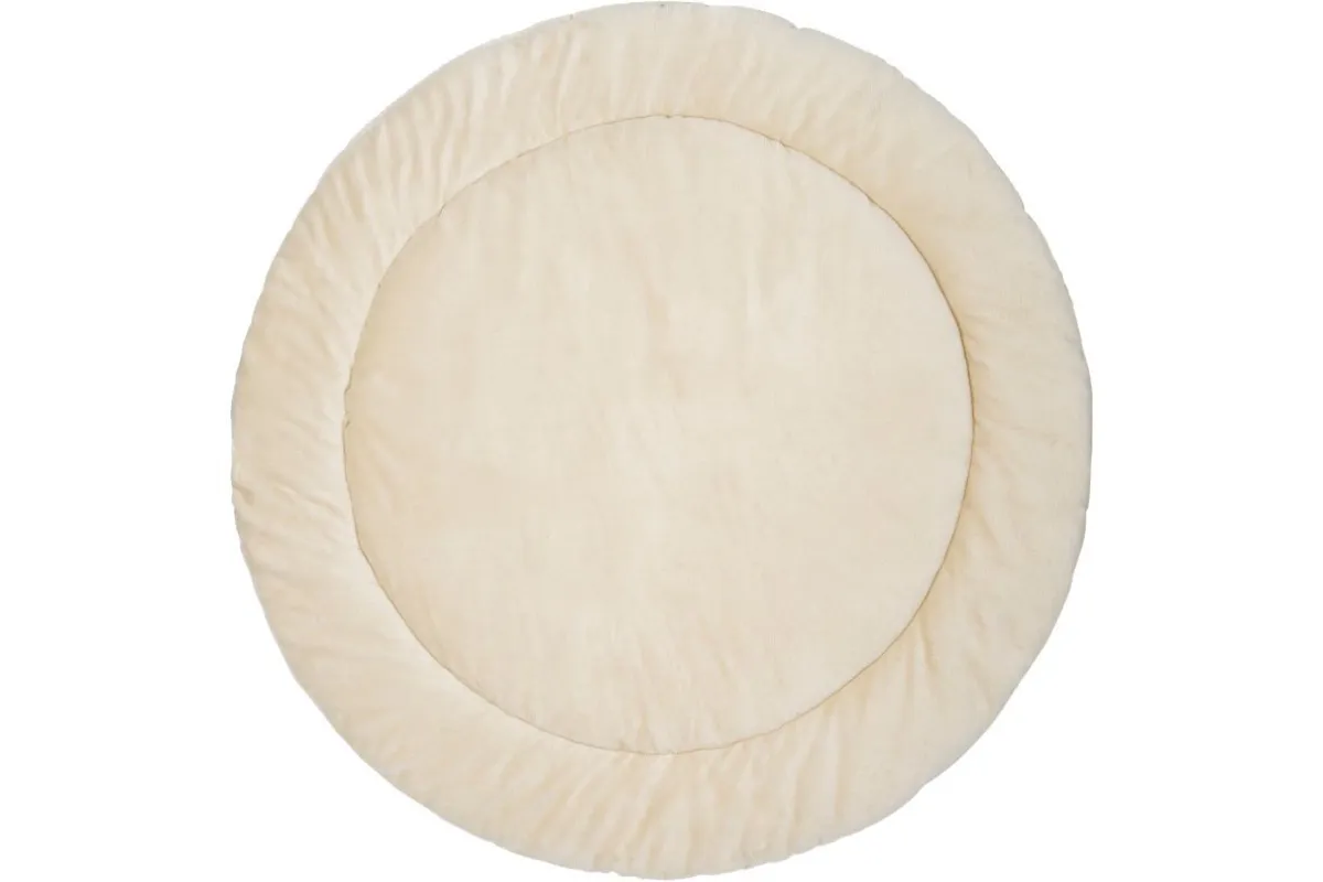 Nanami Boxkleden|Bedtextiel * Boxkleed Rond Hills Rib Velvet Naturel