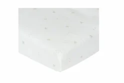 Nanami Bedtextiel * Hoeslaken Ledikant Bird Tricot Off-white Wit