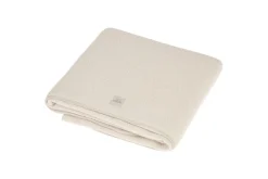 Nanami Bedtextiel * Ledikantdeken Knitlook Dubbel Naturel
