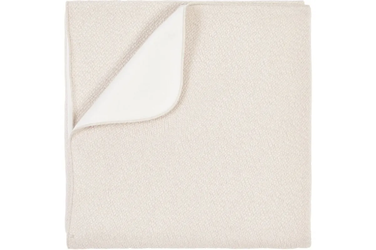Nanami Bedtextiel * Ledikantdeken Knitlook Dubbel Naturel