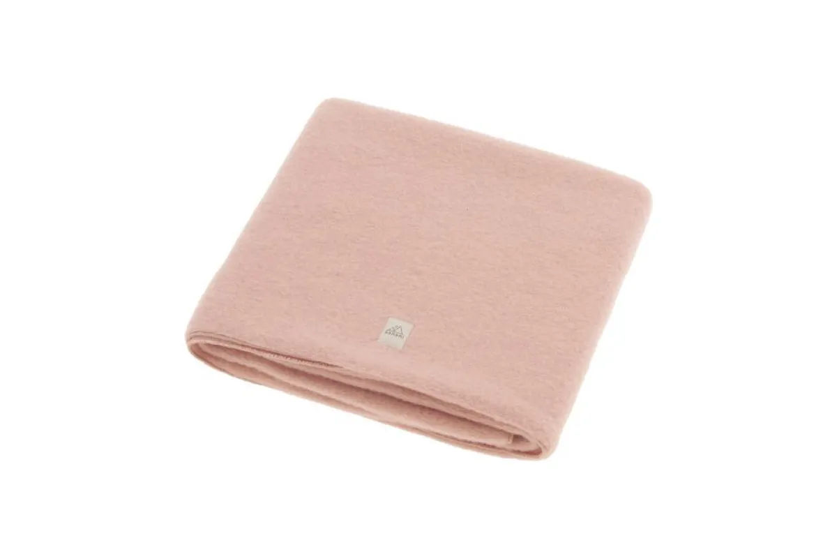 Nanami Bedtextiel * Ledikantdeken Merino Wol Roze