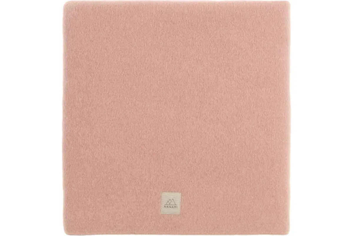 Nanami Bedtextiel * Ledikantdeken Merino Wol Roze