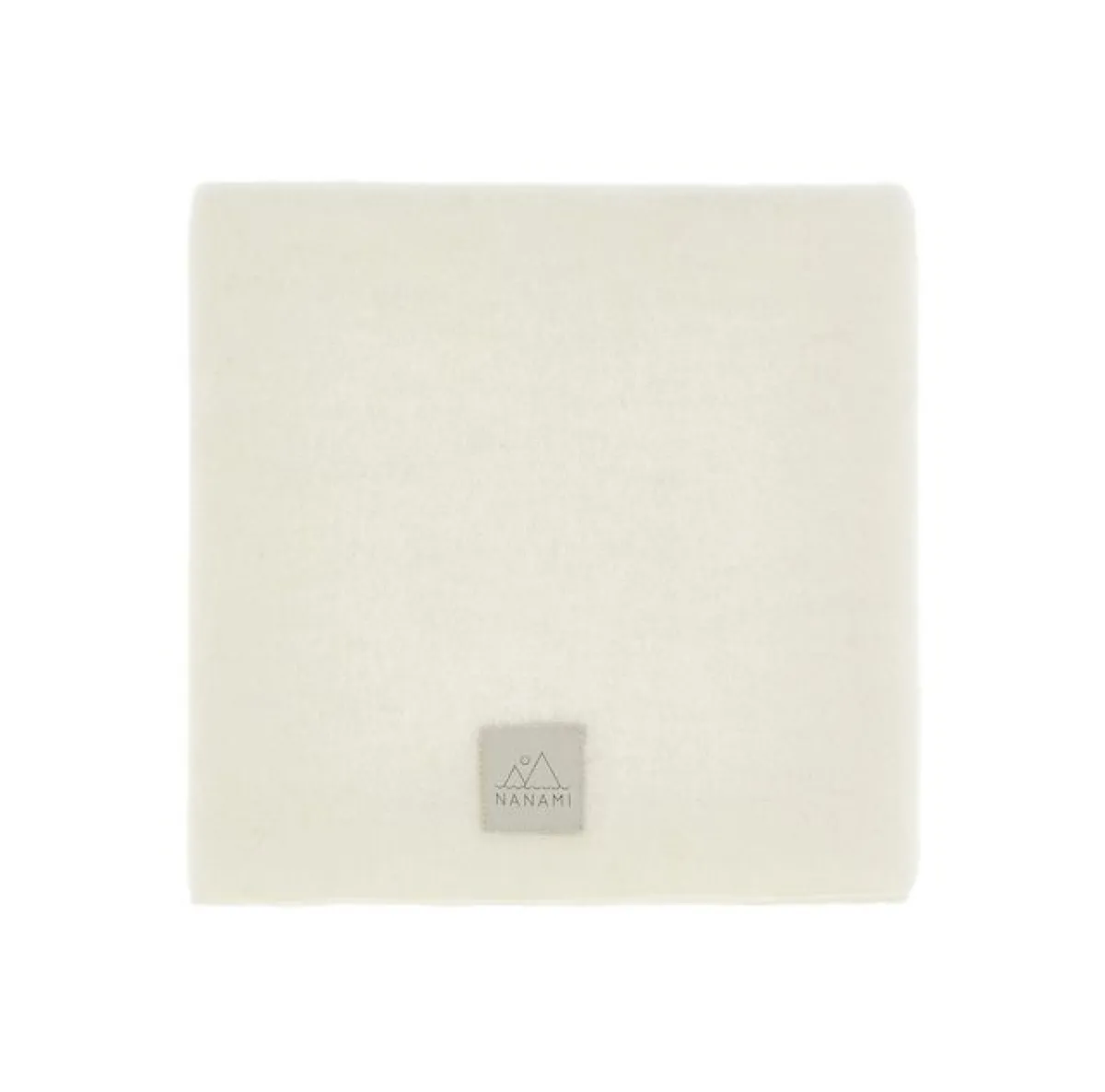 Nanami Bedtextiel * Ledikantdeken Wol Off-white Wit
