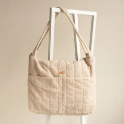 Nanami Verzorgingstassen|Verzorgingstassen * Lifestyle Bag Boucle Stitch Naturel