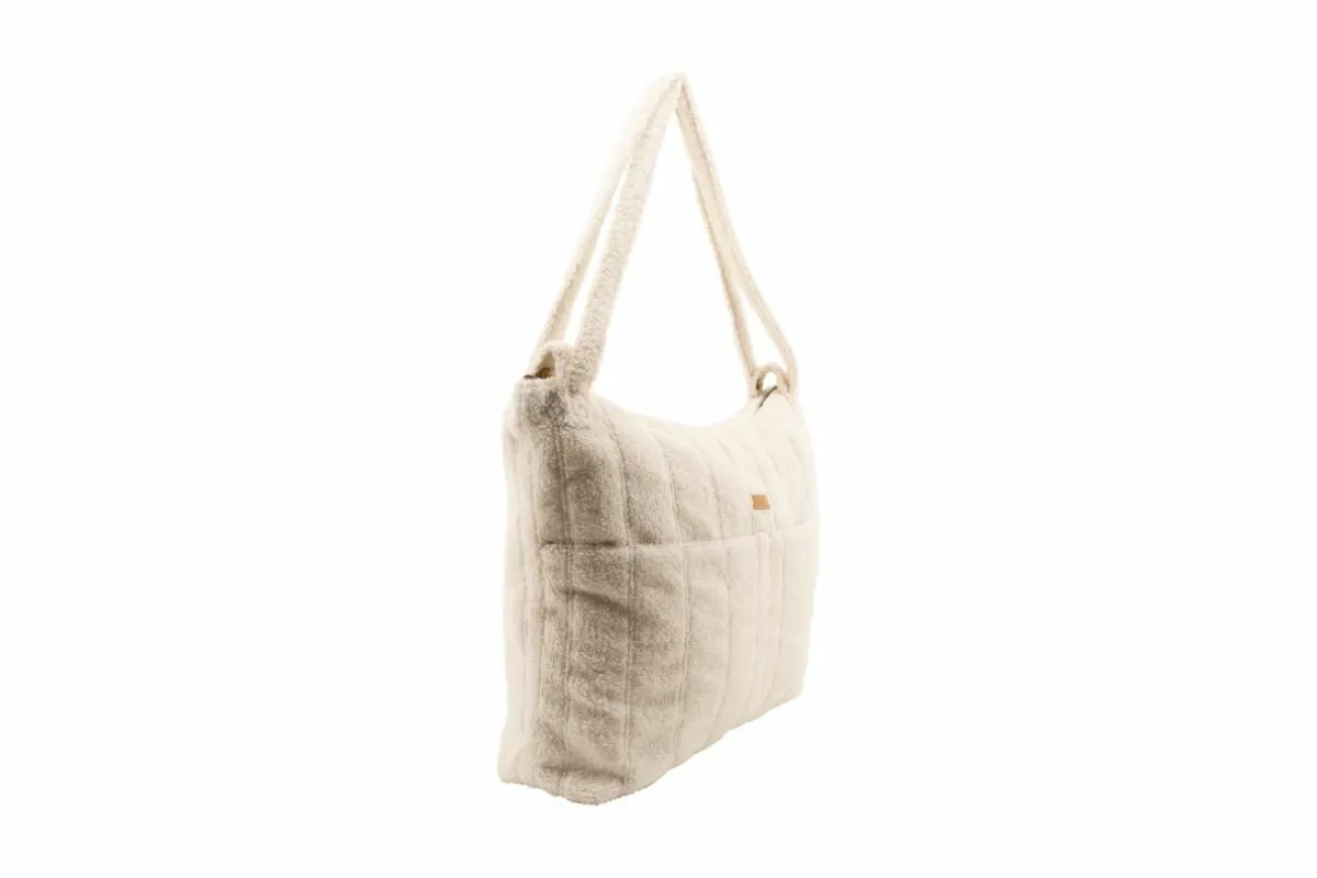 Nanami Verzorgingstassen|Verzorgingstassen * Lifestyle Bag Boucle Stitch Off White Wit