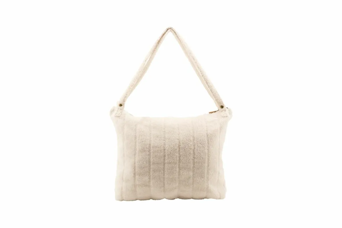 Nanami Verzorgingstassen|Verzorgingstassen * Lifestyle Bag Boucle Stitch Off White Wit