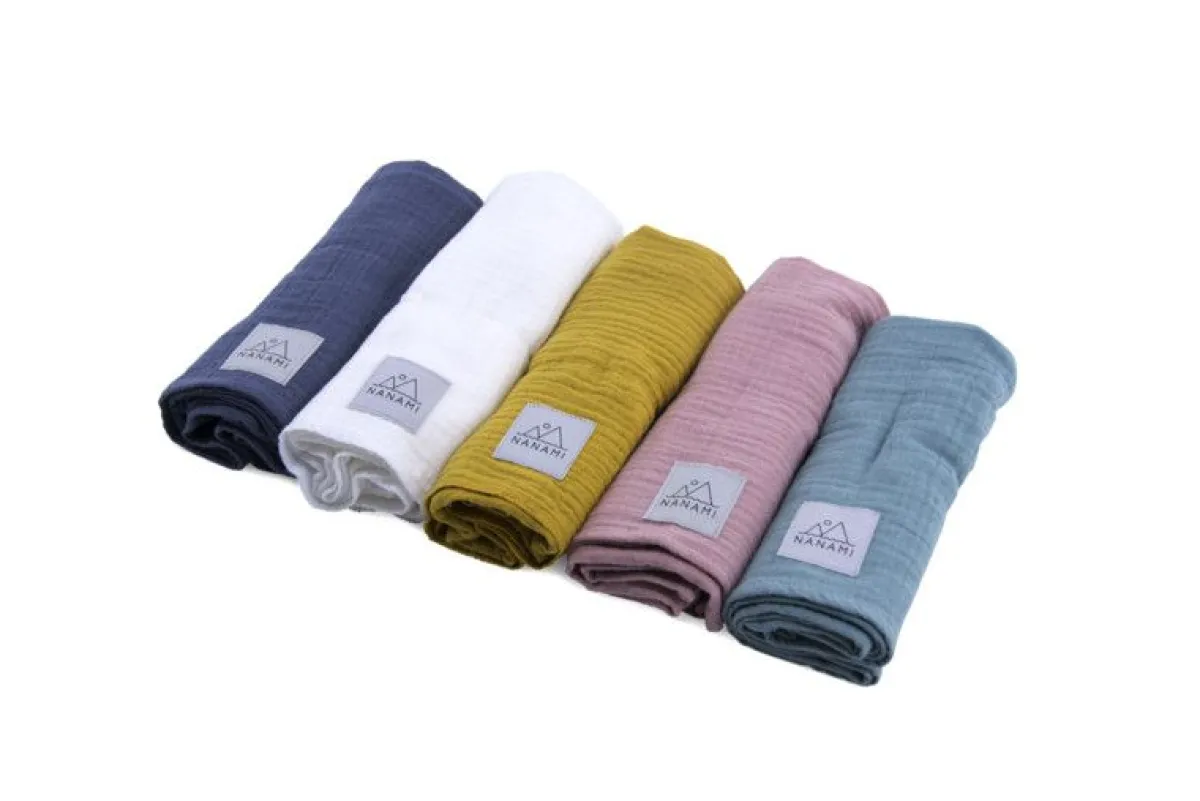 Nanami Bedtextiel|Hydrofiel Luiers * Luierdoek 60 x 60 Roze