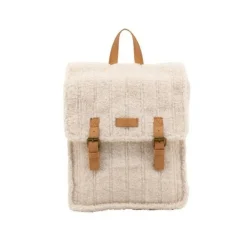 Nanami Verzorgingstassen|Verzorgingstassen * Rugzak Boucle Stitch Off-white Wit