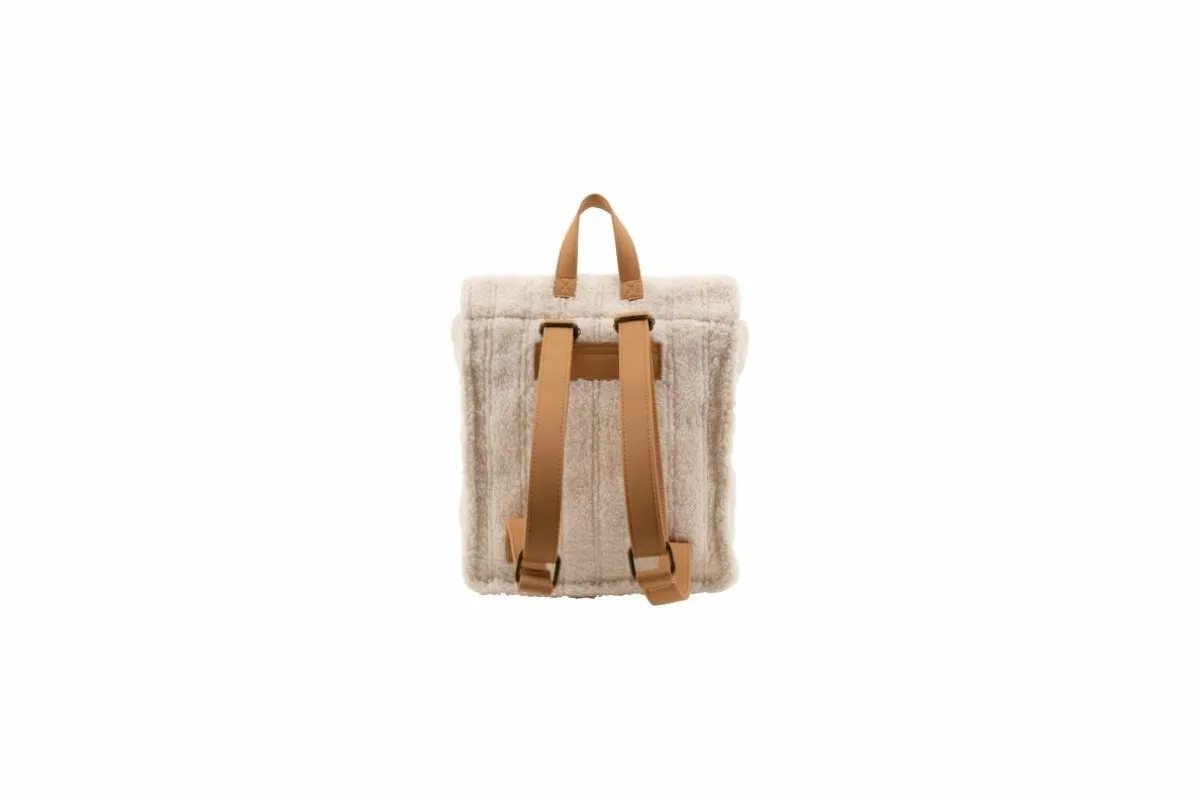 Nanami Verzorgingstassen|Verzorgingstassen * Rugzak Boucle Stitch Off-white Wit
