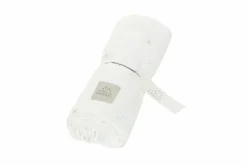 Nanami Wikkeldoeken|Bedtextiel * Swaddle 135 x 100 Bird Off White Wit