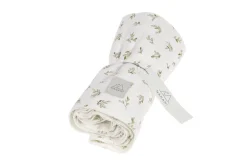 Nanami Wikkeldoeken|Bedtextiel * Swaddle 135 x 100 Twig Earth Off White Wit