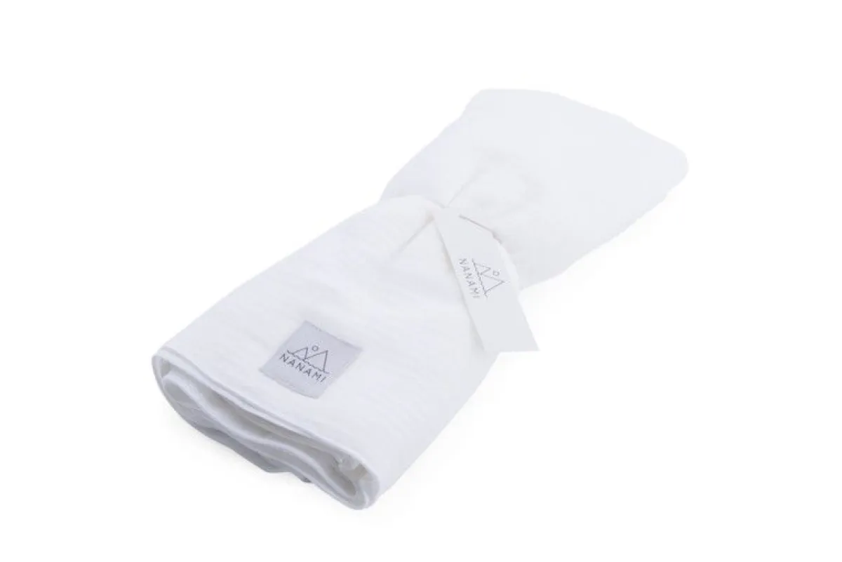 Nanami Bedtextiel|Wikkeldoeken * Swaddle 130 x 130 Wit