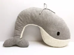 Nanami Bedtextiel|Voedingskussens * Voedingskussen Walvis Momo Grijs