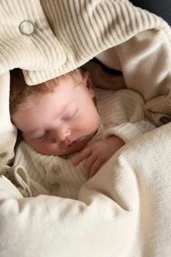 Nanami Baby Autostoel * Voetenzak Volume Wol Naturel