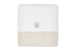 Nanami Bedtextiel * Wiegdeken Knitlook Dubbel Naturel