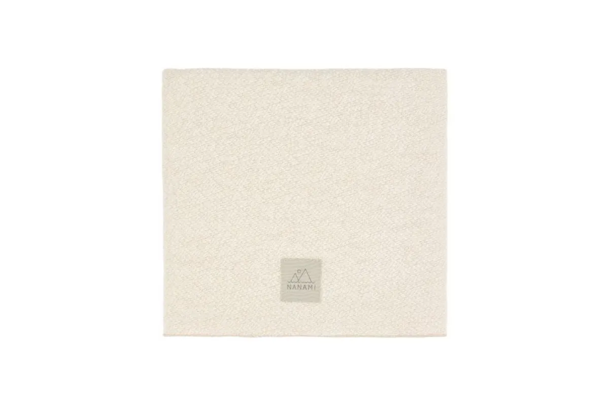 Nanami Bedtextiel * Wiegdeken Knitlook Enkel Naturel