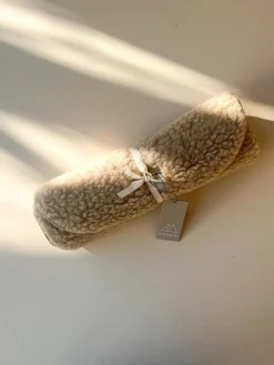 Nanami Overige Accessoires|Babynestjes * Woolen Inlay Kinderwagen/Babynestje Naturel