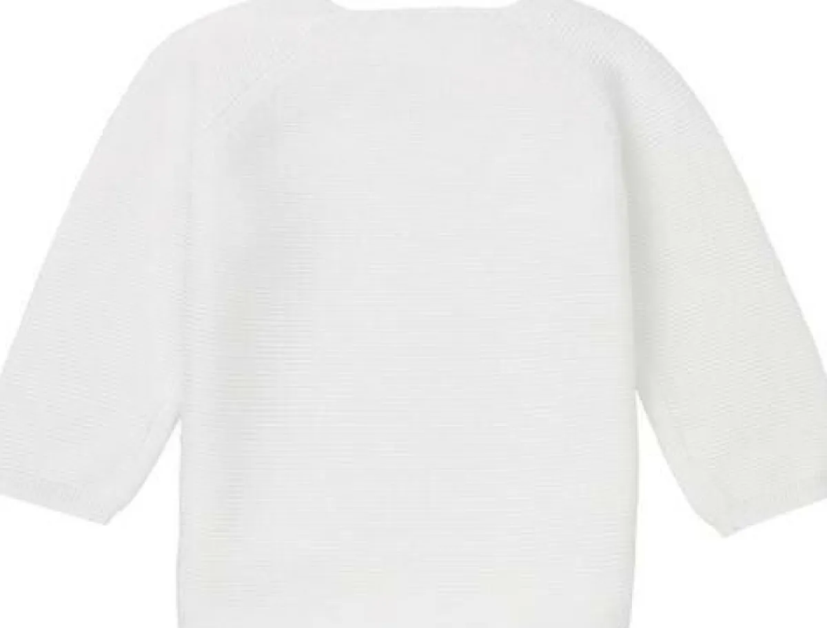 Noppies Shirtjes * Cardigan Knit Pino White Wit