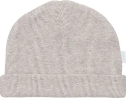 Noppies Rompertjes En Mutsjes * Muts Rib Nevel Melange Taupe