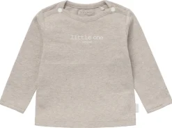 Noppies Shirtjes * Shirt Hester Text Melange Taupe