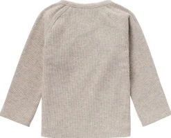 Noppies Shirtjes * Tee Overlap Nanyuki Melange Taupe