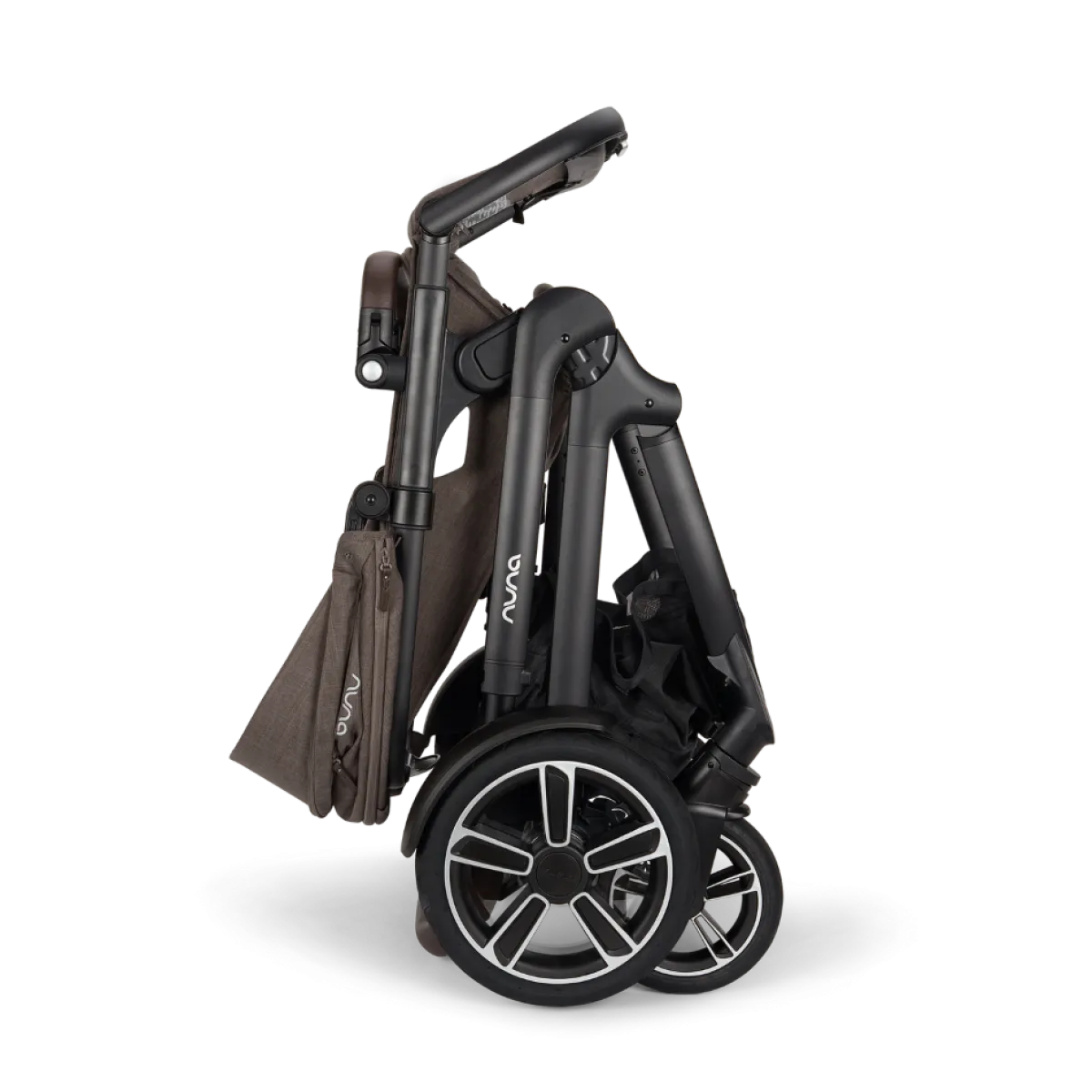 Nuna Combi Kinderwagens * Kinderwagen Demi Next Chestnut inclusief Meerijdplankje Bruin