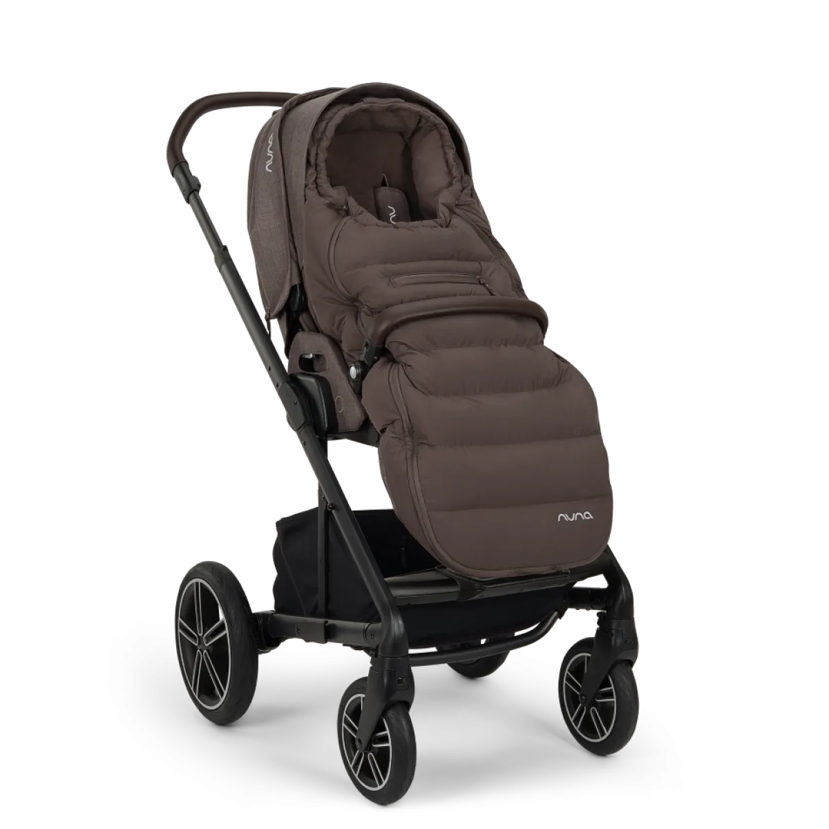 Nuna Overige Accessoires * Winterset voor Kinderwagen Chestnut inclusief Voetenzak, Wanten en Opbergtas Bruin