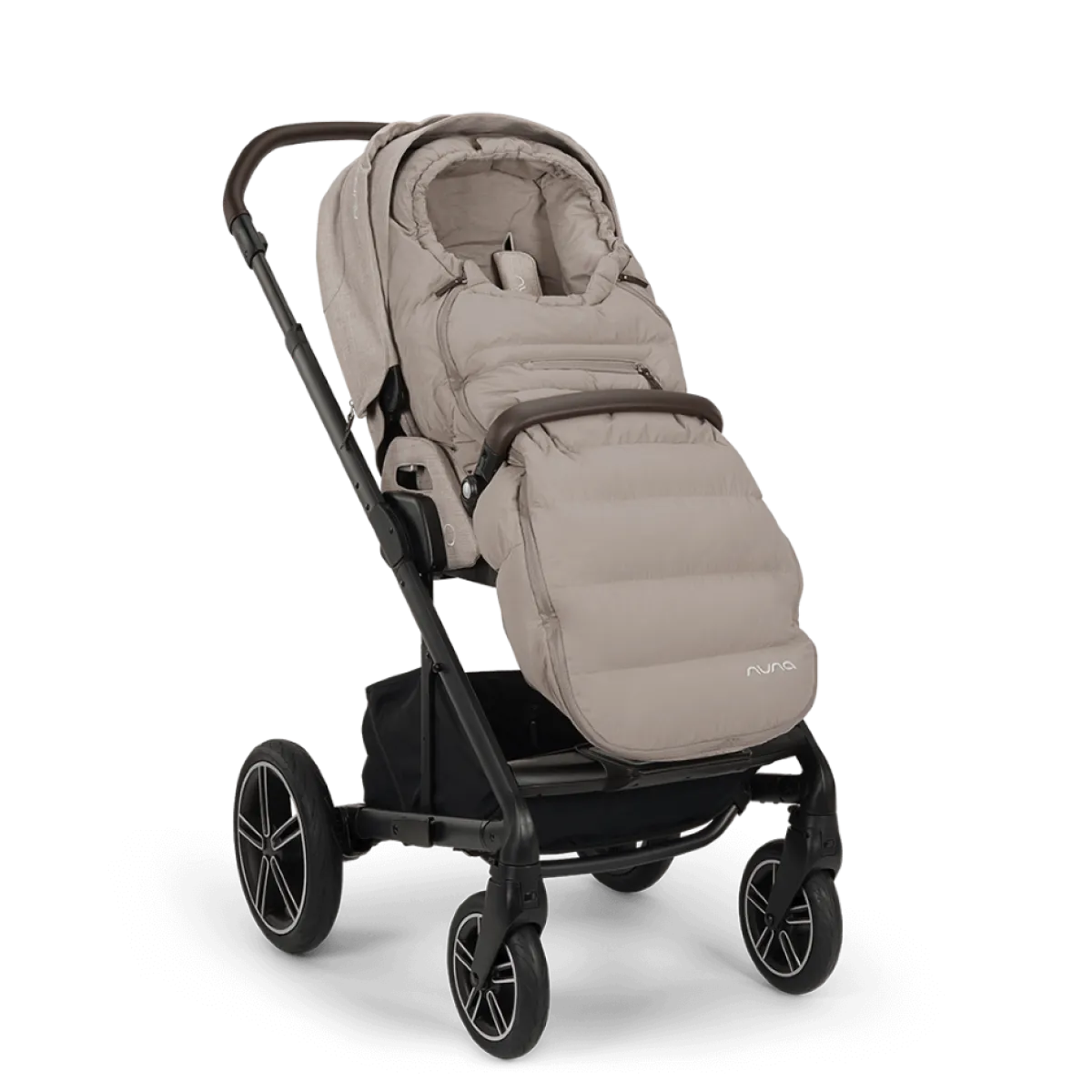 Nuna Overige Accessoires * Winterset voor Kinderwagen Chateau inclusief Voetenzak, Wanten en Opbergtas Beige