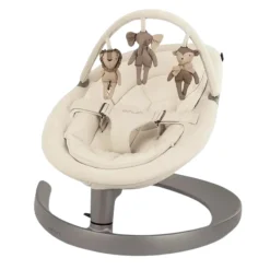 Nuna Wipstoelen * Wipstoel Leaf Grow met Speelboog Cloud Beige