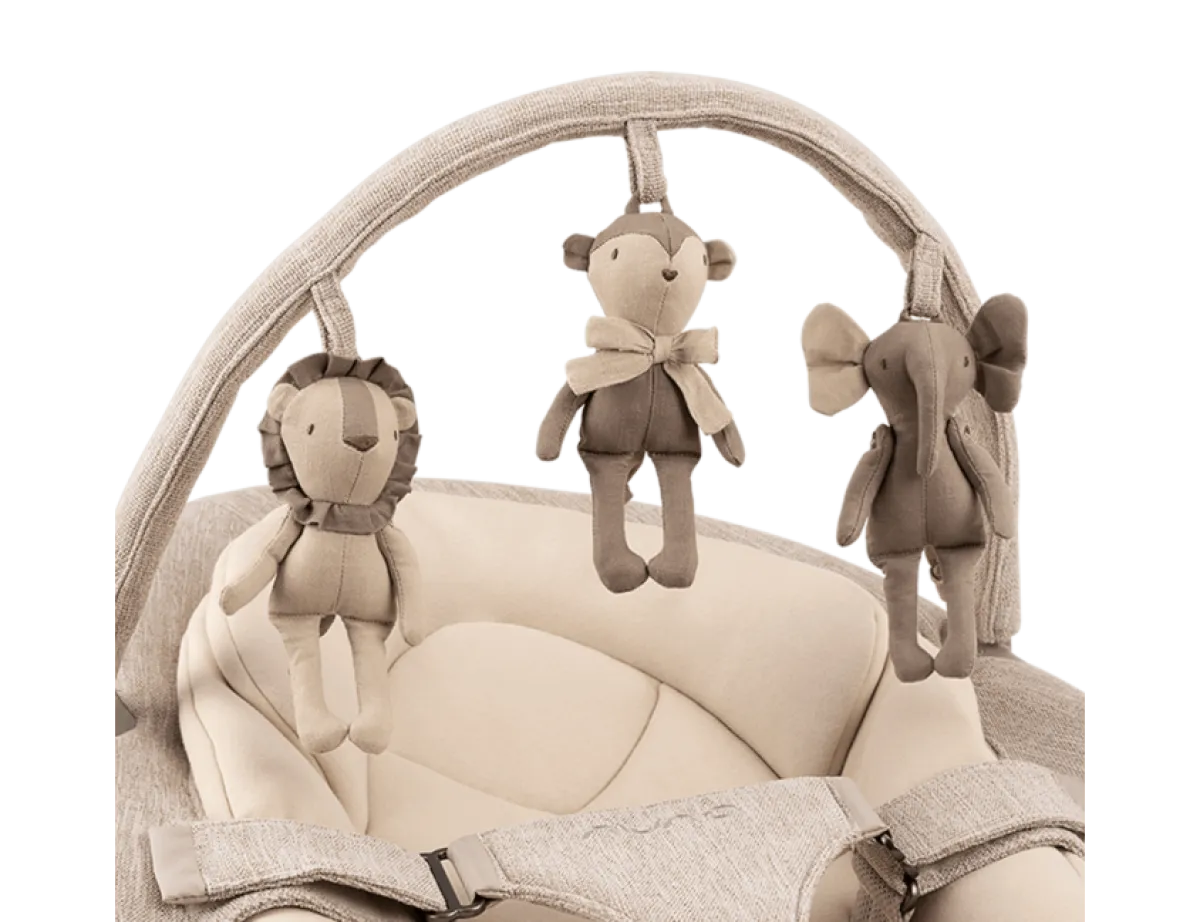 Nuna Wipstoelen * Wipstoel Leaf Grow met Speelboog Teddy Bruin