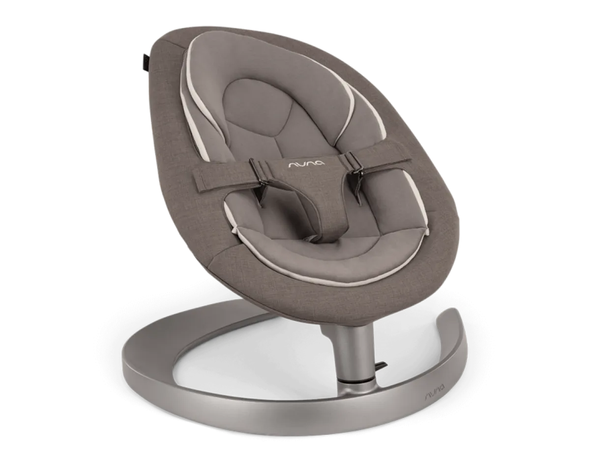 Nuna Wipstoelen * Wipstoel Leaf Grow met Speelboog Granite Grijs