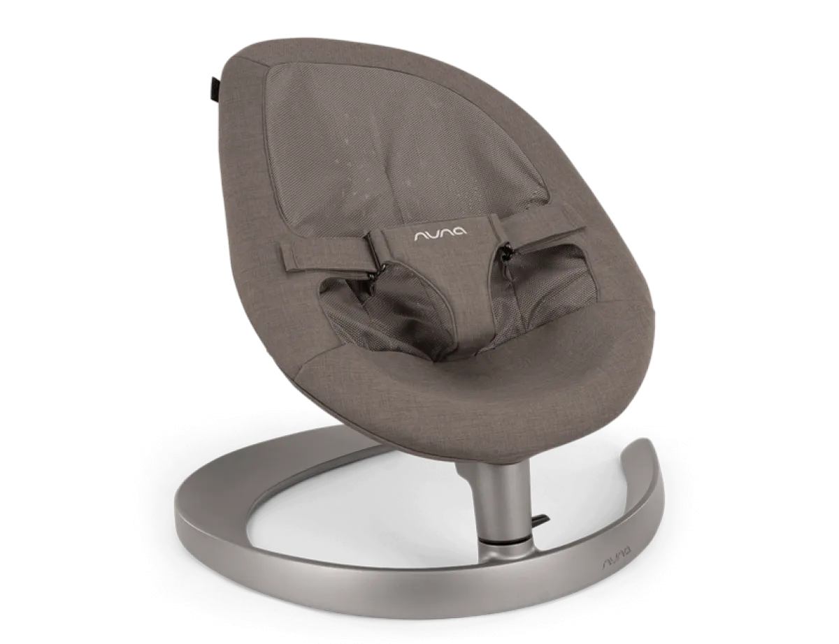 Nuna Wipstoelen * Wipstoel Leaf Grow met Speelboog Granite Grijs