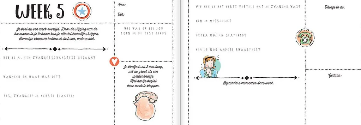 Pauline Oud Boeken * O'Baby by Pauline - 9 Maanden Dagboek Oranje