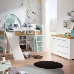 Paidi Commodes * - Commode Kira XL Krijtwit - Eiken Nebraska