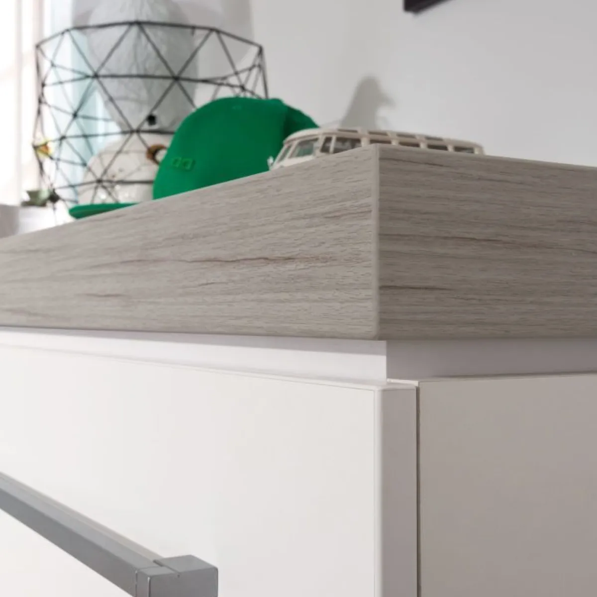 Paidi Complete Babykamers * 3 delige Babykamer Kira Krijt - Eiken Nautik Wit