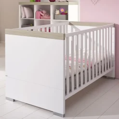 Paidi Complete Babykamers * 3 delige Babykamer Kira Krijt - Eiken Nautik Wit