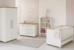 Paidi Complete Babykamers * 3 delige Babykamer Kira Krijt - Eiken Nebraska Wit