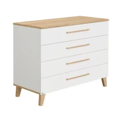 Paidi Complete Babykamers * 3 delige Babykamer Oscar Krijt Wit