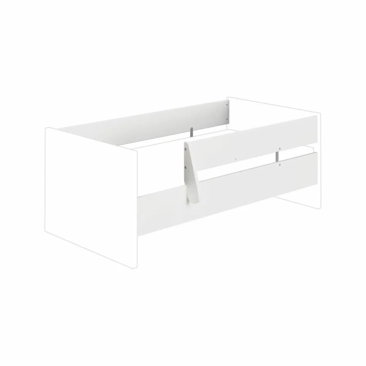 Paidi Accessoires|Peuterbedden * Ombouwset voor Ledikant 70 x 140 Krijtwit