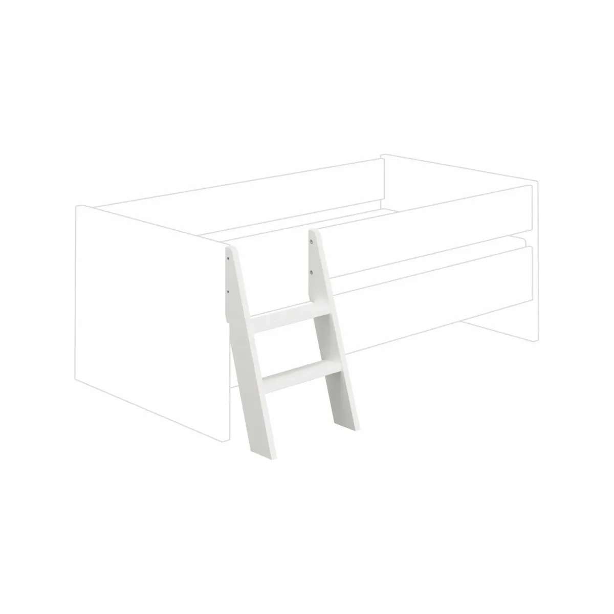 Paidi Accessoires|Peuterbedden * Ombouwset voor Ledikant 70 x 140 Krijtwit