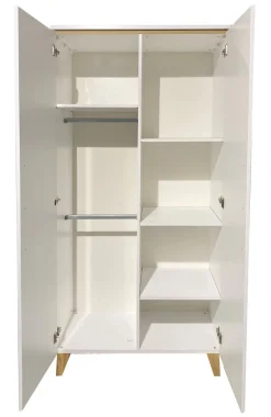 Paidi Complete Babykamers * - Transland 3 delige Babykamer Vito Mira Krijt - Eiken Wit