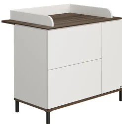 Paidi Commodes * - Yuny Commode Lovely Aliv Off White - Dark Walnut Wit