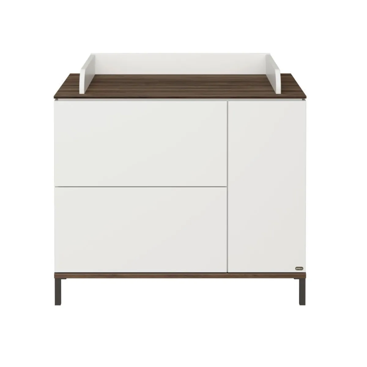 Paidi Commodes * - Yuny Commode Lovely Aliv Off White - Dark Walnut Wit