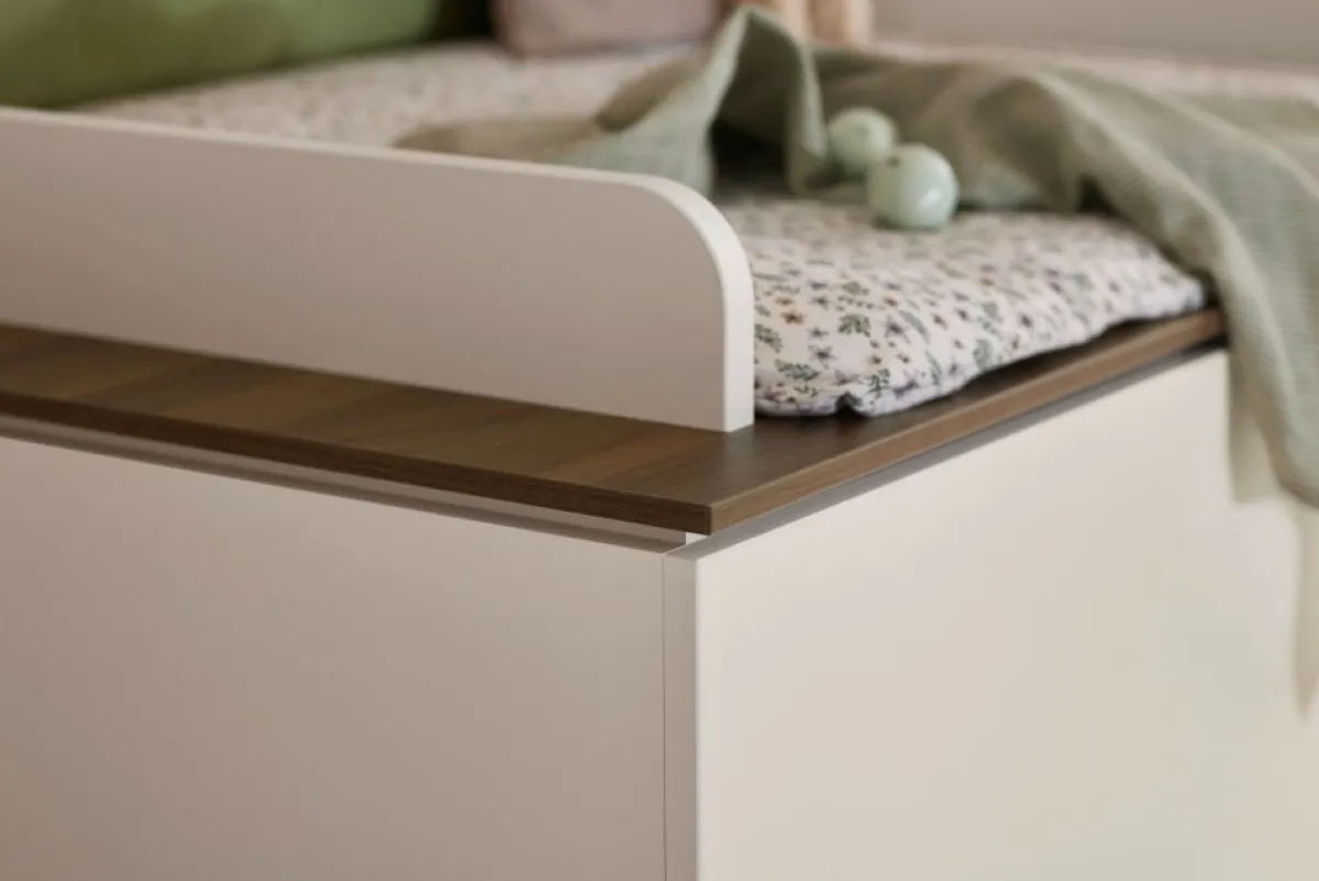 Paidi Commodes * - Yuny Commode Lovely Aliv Off White - Dark Walnut Wit