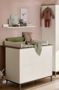 Paidi Commodes * - Yuny Commode Lovely Aliv Off White - Dark Walnut Wit