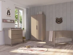 Paidi Complete Babykamers * - Yuny 3 delige Babykamer Brother Stu Taupe