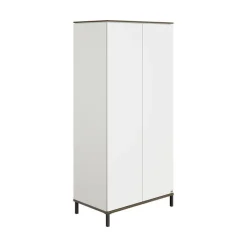 Paidi Complete Babykamers * - Yuny 3 delige Babykamer Lovely Aliv Off white - Dark Walnut Wit