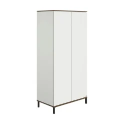 Paidi Kasten * - Yuny 2-Deurs Kast Lovely Aliv Off White - Dark Walnut Wit