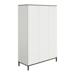 Paidi Kasten|Kasten * - Yuny 3-Deurs Kast Lovely Aliv Off White - Dark Walnut Wit